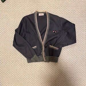 Grey Cardigan Sweater